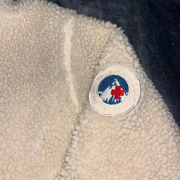 Lands End wool zip up jacket - Picture 3 of 5